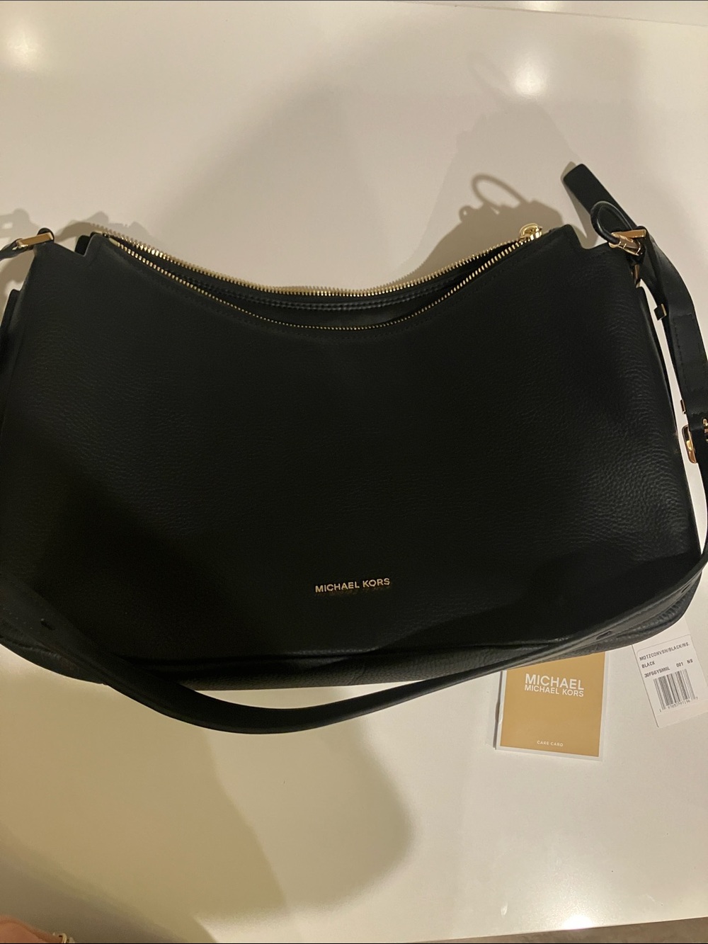 MICHAEL MICHAEL KORS Nolita Medium Pebbled Leather Shoulder Bag Retails $299.50 - Picture 9 of 14